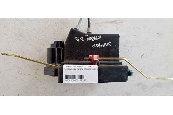 Recambio de cerradura puerta delantera derecha para ssangyong kyron 2.0 referencia OEM IAM   