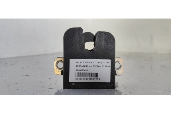 Recambio de cerradura maletero / porton para volkswagen polo (9n1) 1.4 tdi referencia OEM IAM 6Q6827505B  