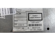 Recambio de sistema audio / radio cd para fiat bravo (198) 1.4 16v turbo referencia OEM IAM 735451941  