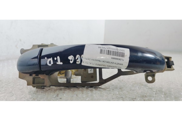Recambio de maneta exterior trasera derecha para volkswagen touareg (7la) tdi r5 referencia OEM IAM 7L0839886A  