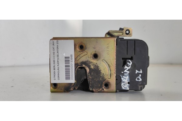 Recambio de cerradura puerta delantera izquierda para citroen berlingo 2.0 hdi cat (rhy / dw10td) referencia OEM IAM   