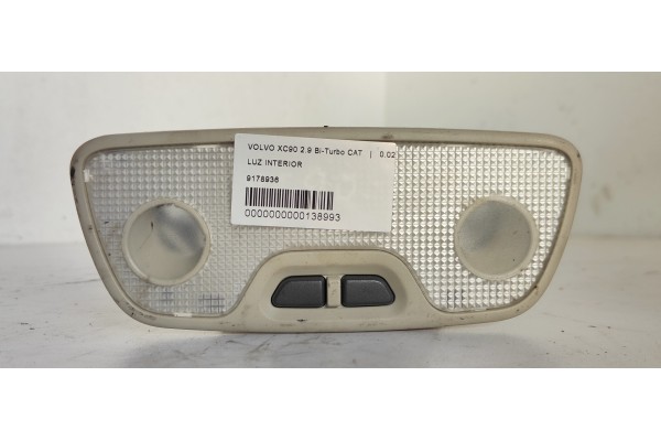Recambio de luz interior para volvo xc90 t6 geartronic referencia OEM IAM 9178936  