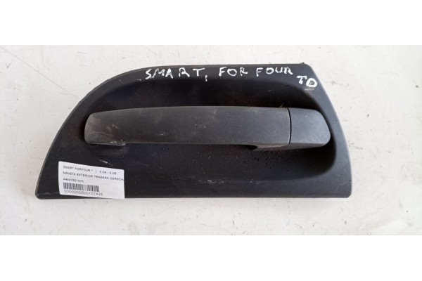 Recambio de maneta exterior trasera derecha para smart forfour 1.1 cat referencia OEM IAM A4547601070 A4547600970 