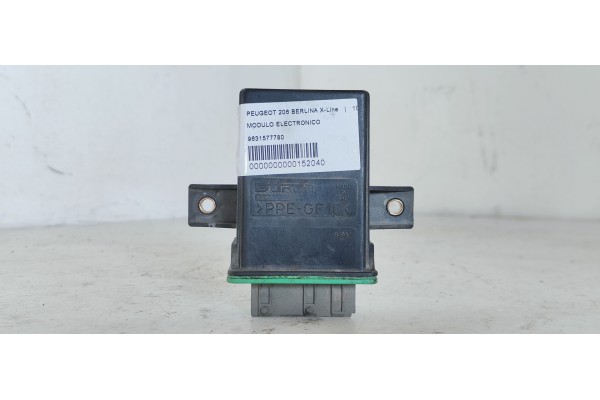 Recambio de modulo electronico para peugeot 206 berlina x-line referencia OEM IAM 9631577780  