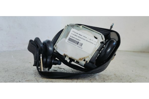 Recambio de cinturon seguridad delantero izquierdo para ford ka+ black / white referencia OEM IAM G1B5A61295BEW  