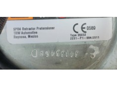 Recambio de cinturon seguridad delantero derecho para ford ka+ black / white referencia OEM IAM G1B5A61294BEW  