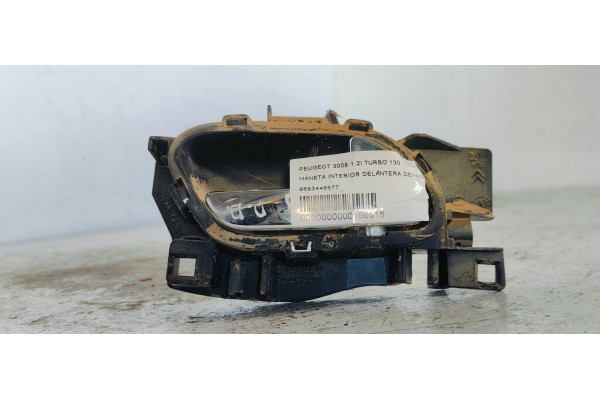 Recambio de maneta interior delantera derecha para peugeot 3008 1.2i turbo 130 referencia OEM IAM 9683446577  