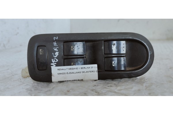 Recambio de mando elevalunas delantero izquierdo para renault megane ii berlina 5p confort dynamique referencia OEM IAM   