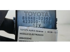 Recambio de modulo electronico para toyota auris advance referencia OEM IAM 8594002040  