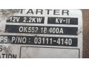 Recambio de motor arranque para kia carnival ii 2.9 crdi lx referencia OEM IAM 031114140  