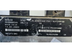 Recambio de centralita motor uce para peugeot 206 berlina x-line referencia OEM IAM 9641390180  