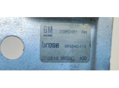 Recambio de elevalunas trasero derecho para opel insignia berlina excellence referencia OEM IAM   