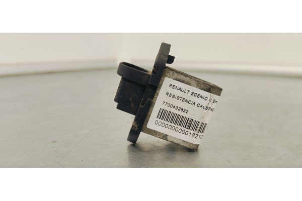Recambio de resistencia calefaccion para renault scenic ii emotion referencia OEM IAM 7700432632  