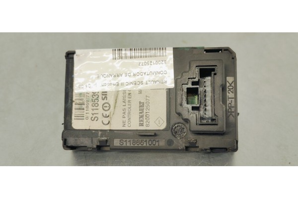 Recambio de conmutador de arranque para renault scenic ii emotion referencia OEM IAM 8200125077  