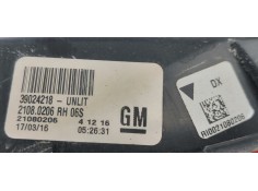 Recambio de piloto trasero derecho interior para opel insignia berlina excellence referencia OEM IAM 39024218  