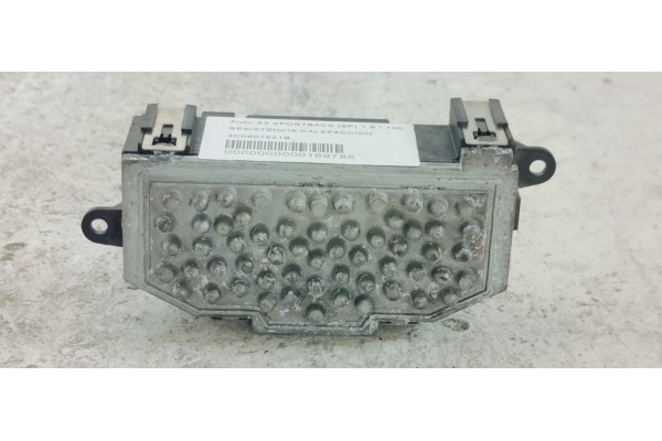 Recambio de resistencia calefaccion para audi a3 sportback (8p) 1.6 i 100 referencia OEM IAM 3C0907521B  