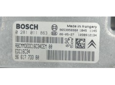 Recambio de centralita motor uce para citroen c4 berlina cool referencia OEM IAM 0281011863  