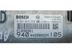 Recambio de centralita motor uce para alfa romeo giulietta (191) 1.6jtd 105 fap referencia OEM IAM 0281015950  