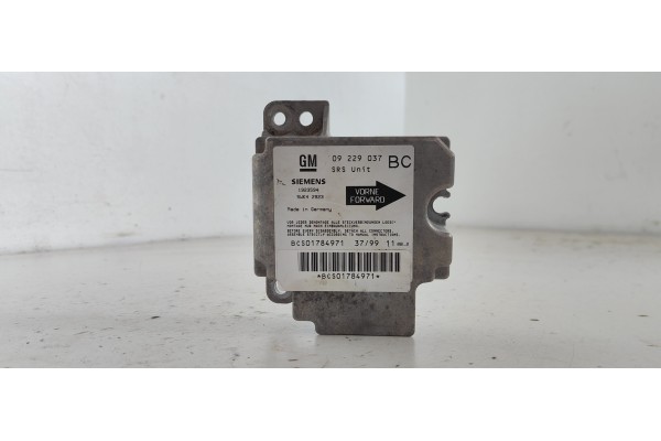 Recambio de centralita airbag para opel astra g berlina 1.8 16v cat referencia OEM IAM 09229037  