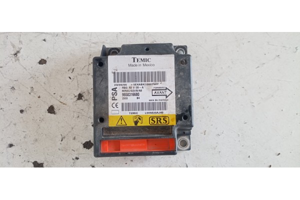 Recambio de centralita airbag para citroen c3 1.6 16v hdi referencia OEM IAM 9658316680  