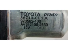 Recambio de elevalunas delantero derecho para toyota auris advance referencia OEM IAM 857100D100  