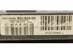 Recambio de caja reles / fusibles para peugeot 407 st sport referencia OEM IAM 9655708480  