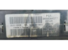 Recambio de mando climatizador para citroen c4 berlina lx referencia OEM IAM 9658084577  