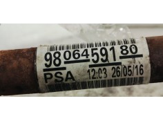 Recambio de transmision delantera izquierda para citroen c4 cactus 1.6hdi 100 fap referencia OEM IAM 9806459180  