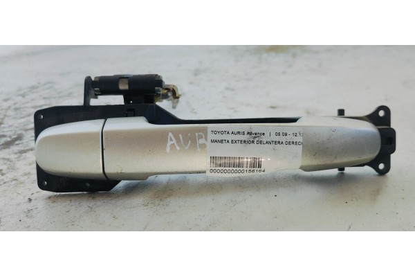 Recambio de maneta exterior delantera derecha para toyota auris advance referencia OEM IAM   