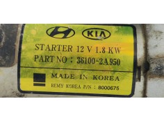 Recambio de motor arranque para hyundai i40 i40 berlina fase 2 referencia OEM IAM 361002A950  