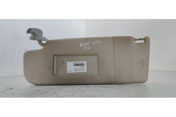 Recambio de parasol izquierdo para seat leon (1p1) sport referencia OEM IAM 6Q0857551  