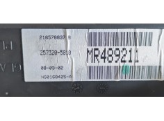 Recambio de cuadro instrumentos para mitsubishi space star (dg0) 1.6 cat referencia OEM IAM MR489211  