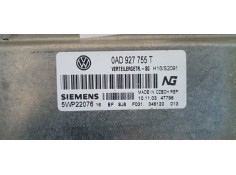 Recambio de centralita motor uce para volkswagen touareg (7la) tdi r5 referencia OEM IAM 0AD927755T 5WP22076 