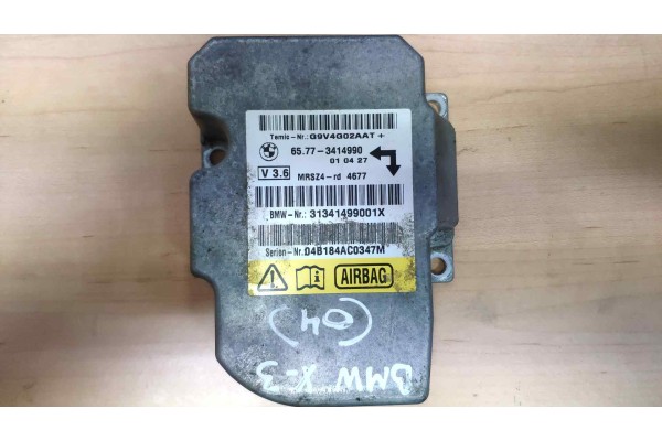 Recambio de centralita airbag para bmw x3 (e83) 2.0 16v cat referencia OEM IAM 65773414990  