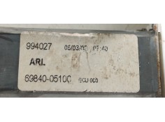 Recambio de elevalunas trasero izquierdo para toyota avensis berlina (t25) 2.0 d-cat referencia OEM IAM 6984005100  