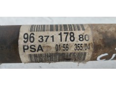 Recambio de transmision delantera derecha para citroen c4 berlina cool referencia OEM IAM 9637117880  