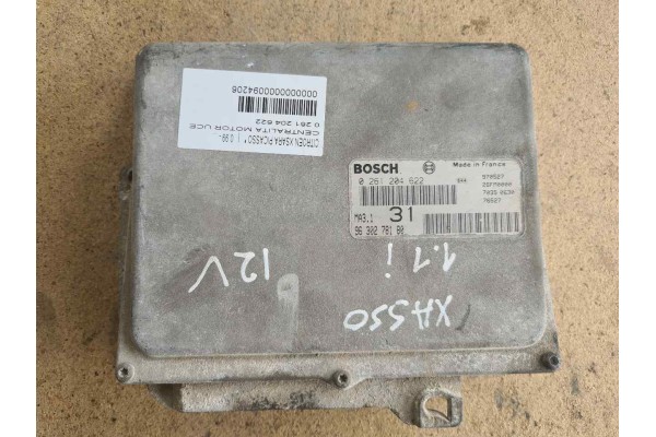 Recambio de centralita motor uce para citroen saxo 1.1 referencia OEM IAM 0261204622 9630278180 MA31