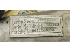 Recambio de turbocompresor para citroen xsara picasso 2.0 hdi satisfaction referencia OEM IAM 9645247080  
