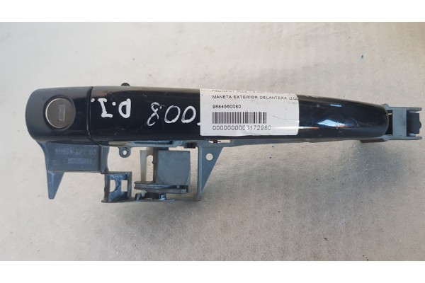 Recambio de maneta exterior delantera izquierda para peugeot 5008 1.6 hdi 115 fap referencia OEM IAM 9684560080  