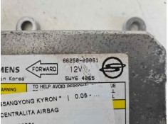 Recambio de centralita airbag para ssangyong kyron 2.7 turbodiesel cat (euro 4) referencia OEM IAM 8625009061  