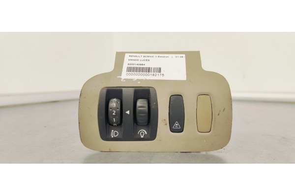 Recambio de mando luces para renault scenic ii emotion referencia OEM IAM 8200140984  