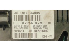 Recambio de pantalla multifuncion para peugeot partner kasten 1.6 hdi 100 fap referencia OEM IAM 9821851780  