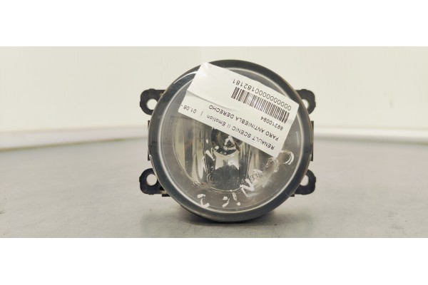 Recambio de faro antiniebla derecho para renault scenic ii emotion referencia OEM IAM 89210094  