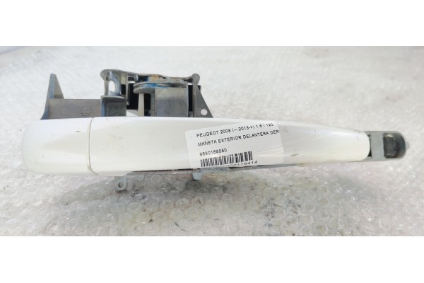 Recambio de maneta exterior delantera derecha para peugeot 2008 (--.2013) 1.6 i 120 referencia OEM IAM 9680168580  