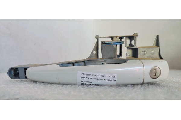 Recambio de maneta exterior delantera izquierda para peugeot 2008 (--.2013) 1.6 i 120 referencia OEM IAM 9680168680  