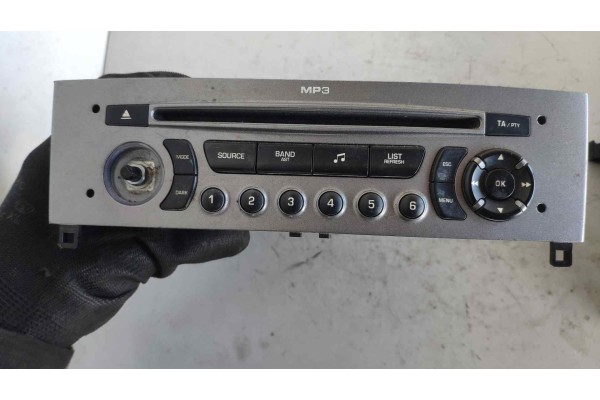 Recambio de sistema audio / radio cd para peugeot 207 1.6 16v hdi referencia OEM IAM 96662671XH02  