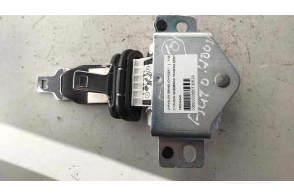 Recambio de cinturon seguridad trasero central para chrysler grand voyager 2.8 crd cat referencia OEM IAM 33058464B  