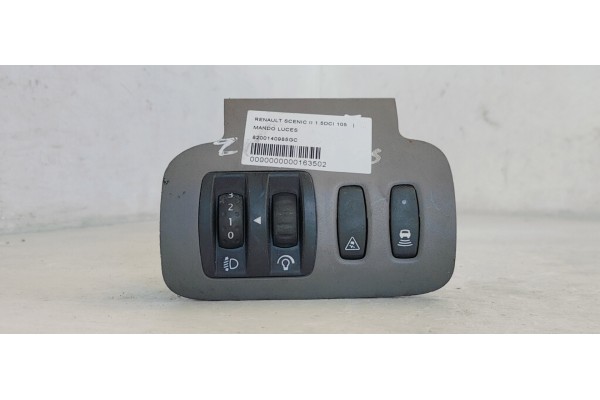 Recambio de mando luces para renault scenic ii 1.5dci 105 referencia OEM IAM 8200140985GC  