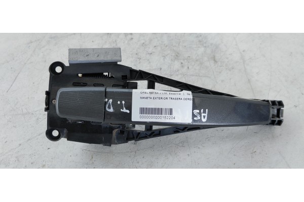 Recambio de maneta exterior trasera derecha para opel astra j lim. essentia referencia OEM IAM   