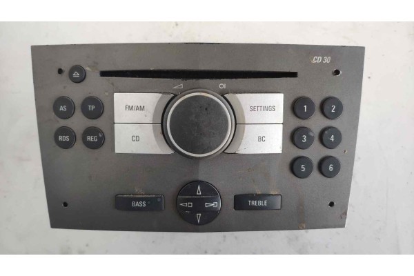 Recambio de sistema audio / radio cd para opel astra h berlina 1.9 cdti referencia OEM IAM 022669 13190856 7644221310